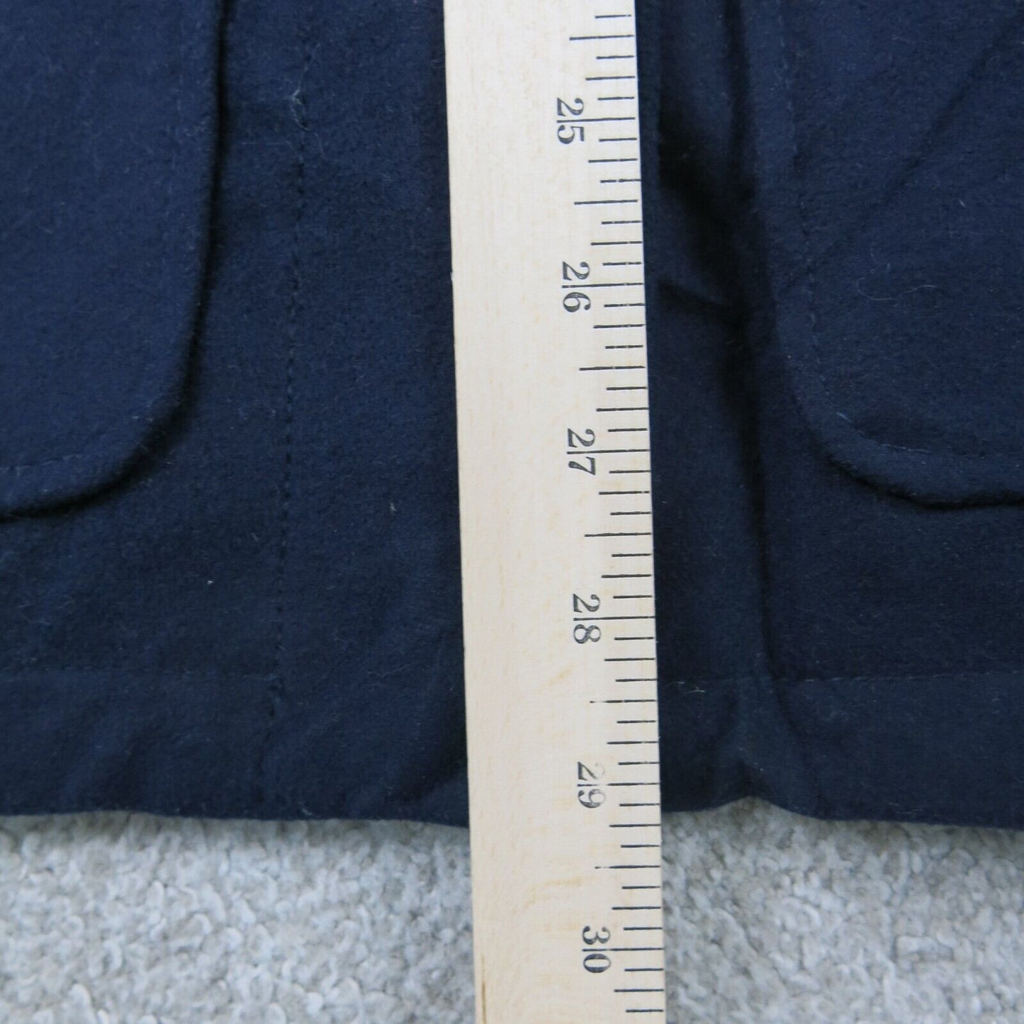 Old Navy Womens Parka Coat Jacket Long Sleeves Buckle Closure Blue Size Medium