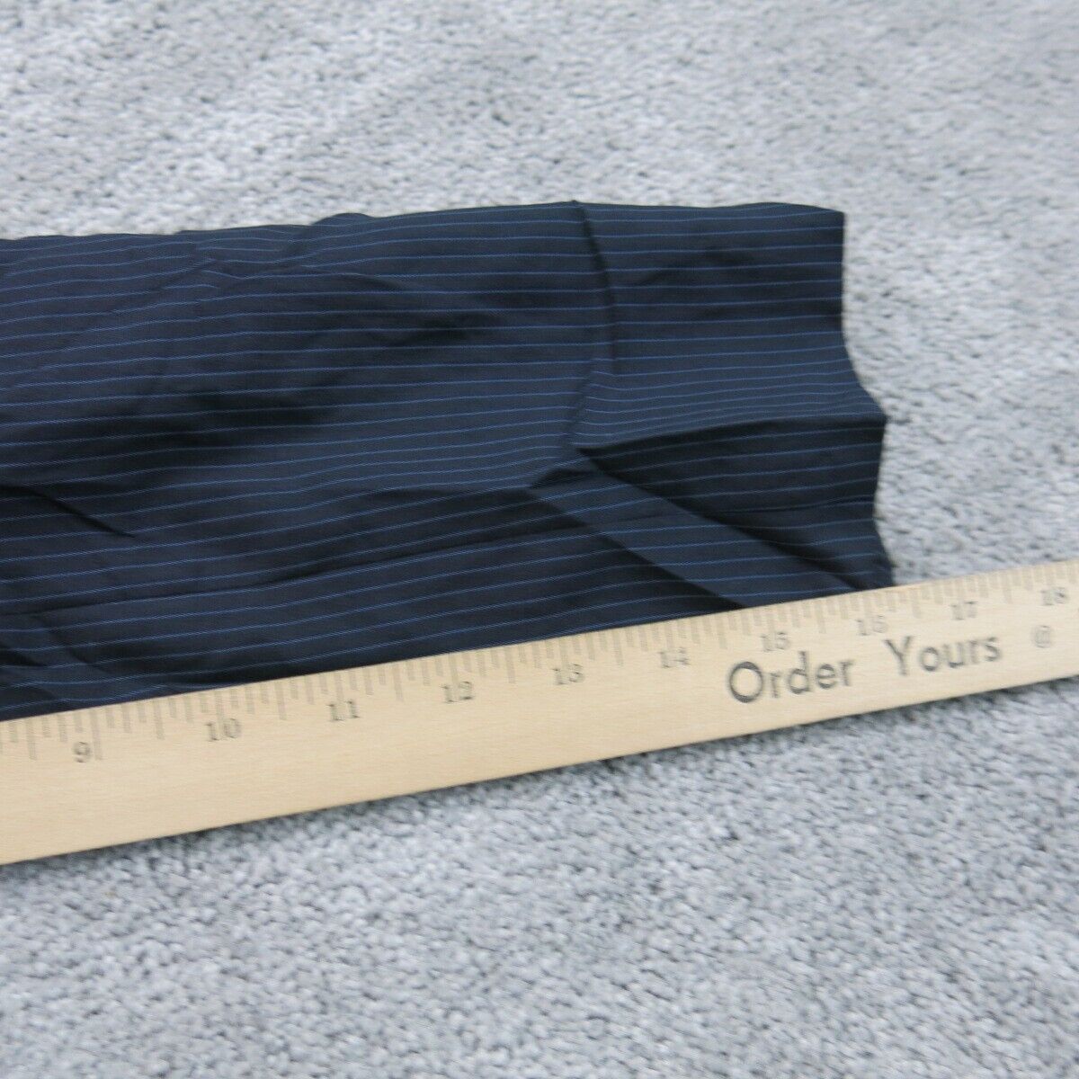 Ann Taylor Womens Blazer Coat Striped Single Breasted Long Sleeves Blue Size 4