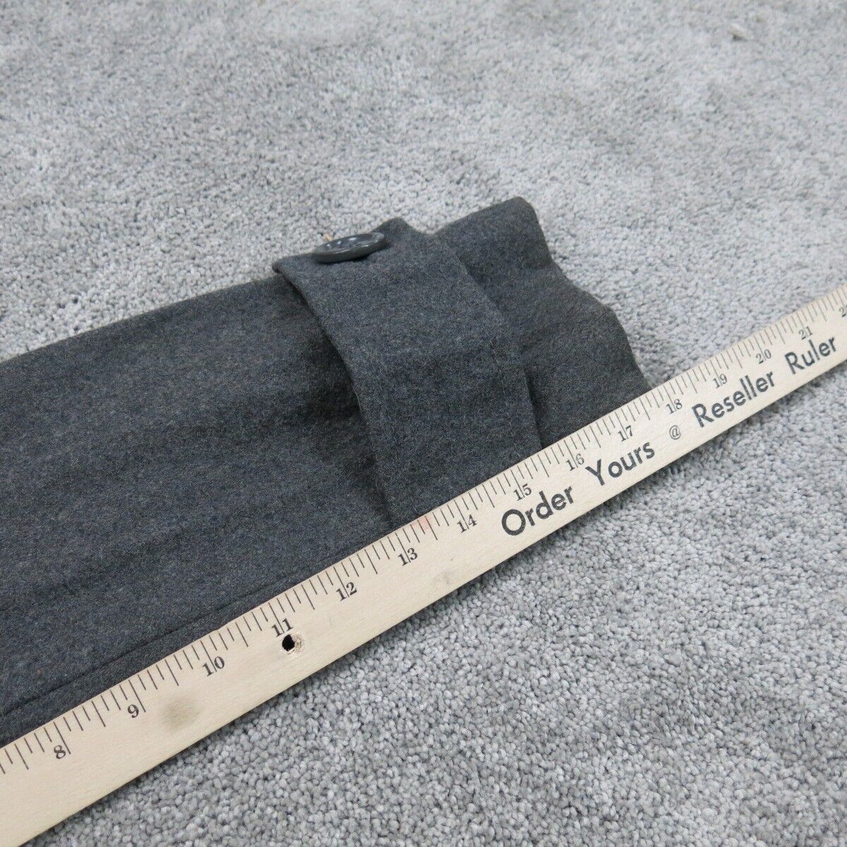 H&M Womens Pea Coat Jacket Tie Waist Long Sleeves Pockets Black Size US 16