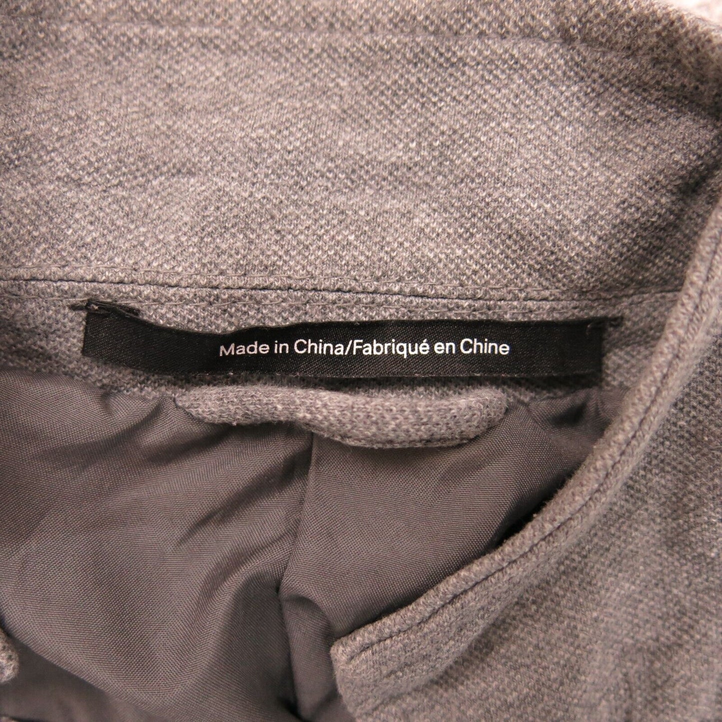 H&M Womens Blazer Coat Single Breasted Long Sleeves Pockets Gray Size 36 Regular
