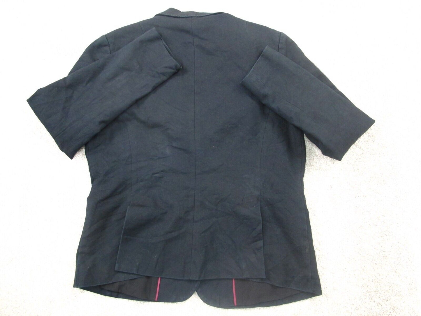 Banana Republic Womens Blazer Coat Single Breasted Pockets Black Size 12