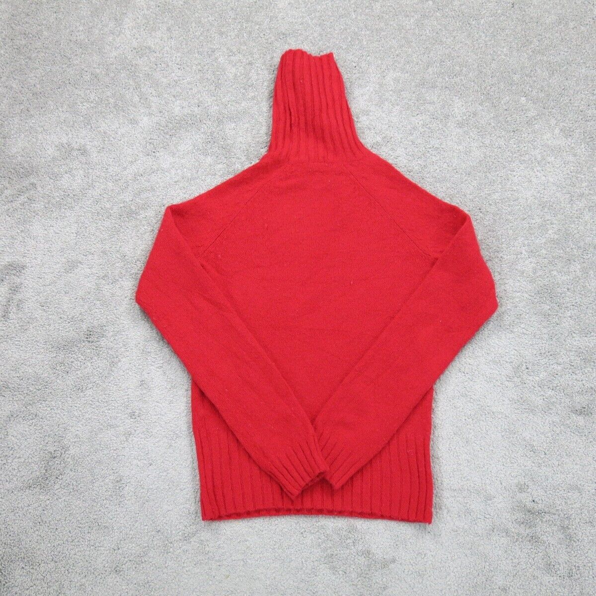 Gap Womens Pullover Sweater Top Stretch Long Sleeves High Neck Red Size Small