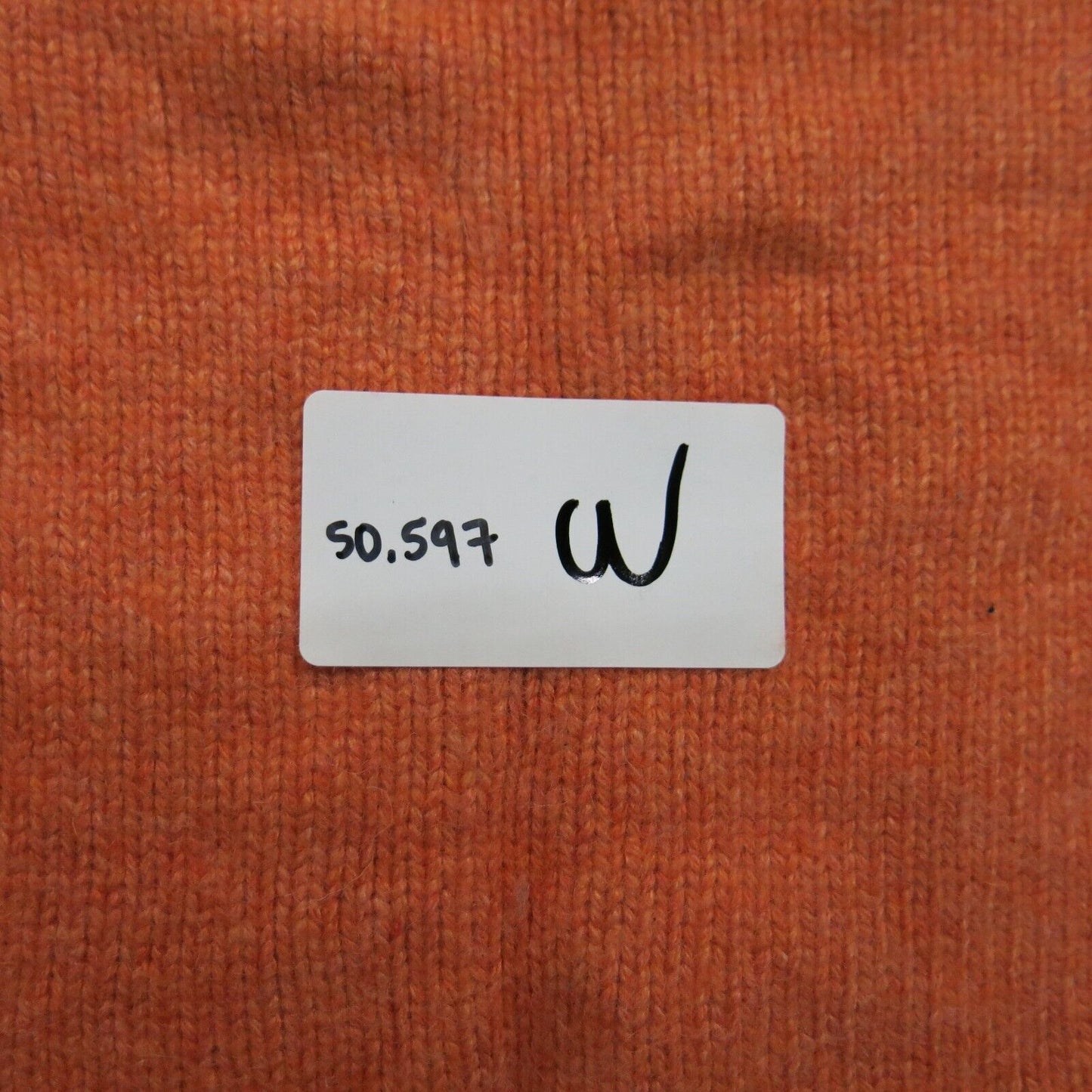 Lands End Womens Pullover Sweater Crew Neck Long Sleeves Orange Size X Large