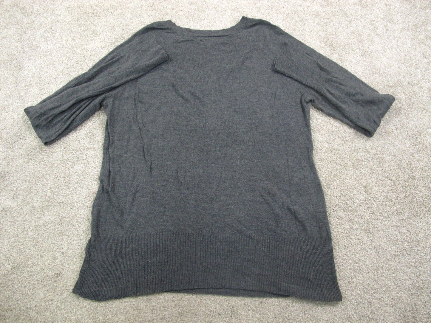 Mossimo Womens Crew Neck Sweater Pullover Long Sleeves Black Size Large