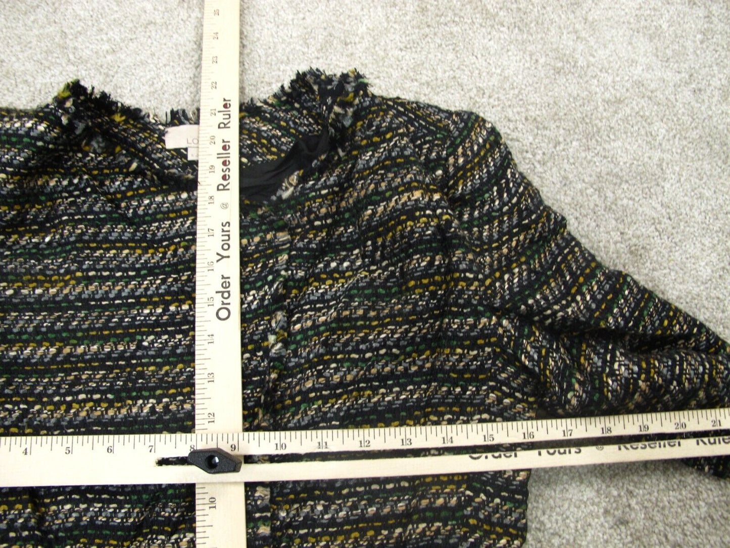 Ann Taylor Loft Women Cardigan Sweater Long Sleeves Knitted Black Size 6