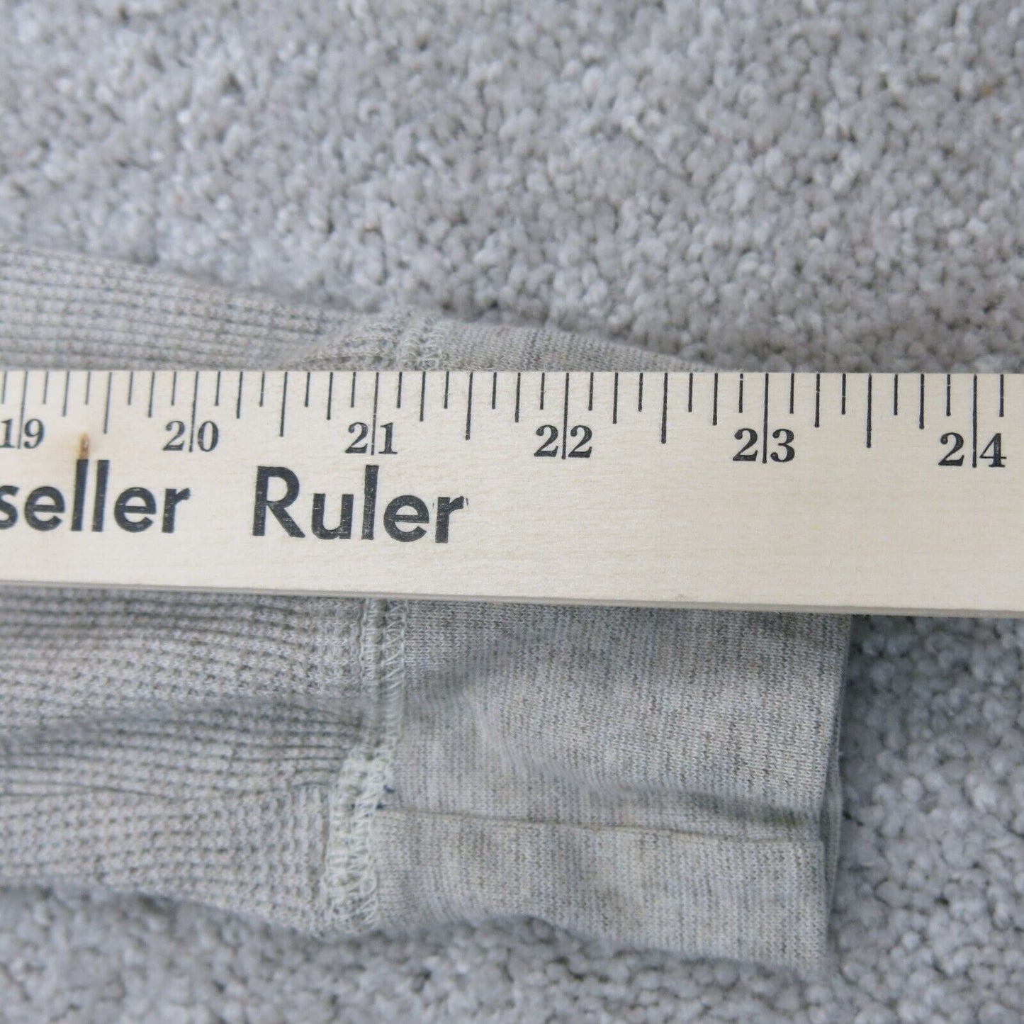 American Eagle Mens Crew Neck Sweater Classic Fit Long Sleeves Gray Size Small