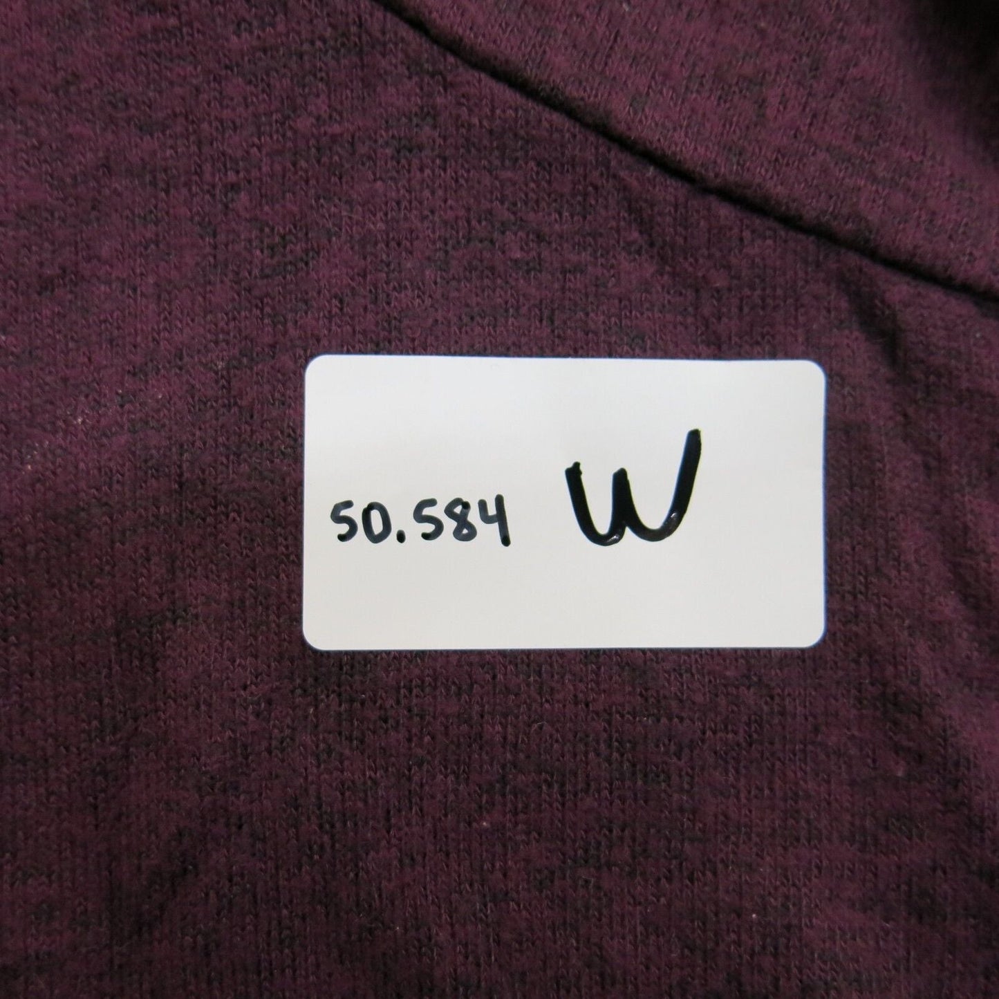 Lucky Brand Womens Pullover Sweater Top High Neck Long Sleeves Maroon Size Large