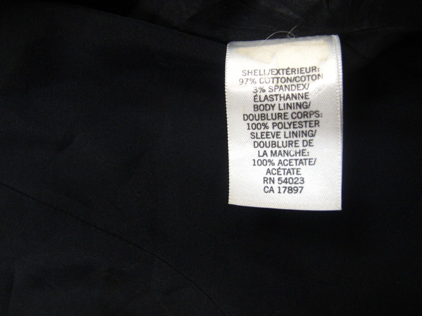 Banana Republic Womens Blazer Coat Single Breasted Pockets Black Size 12