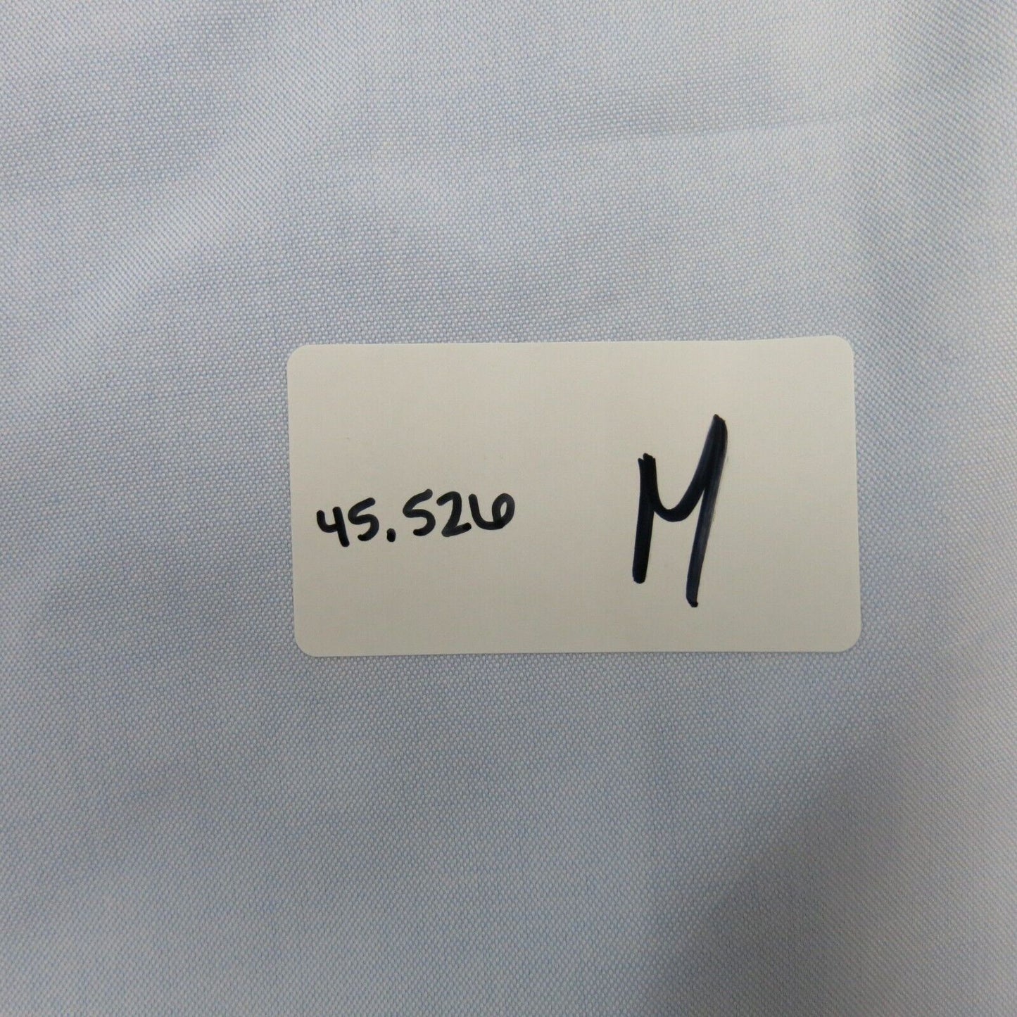 Lands End Men Shirt Button Down Long Sleeve 100% Cotton Light Blue Size 16-34