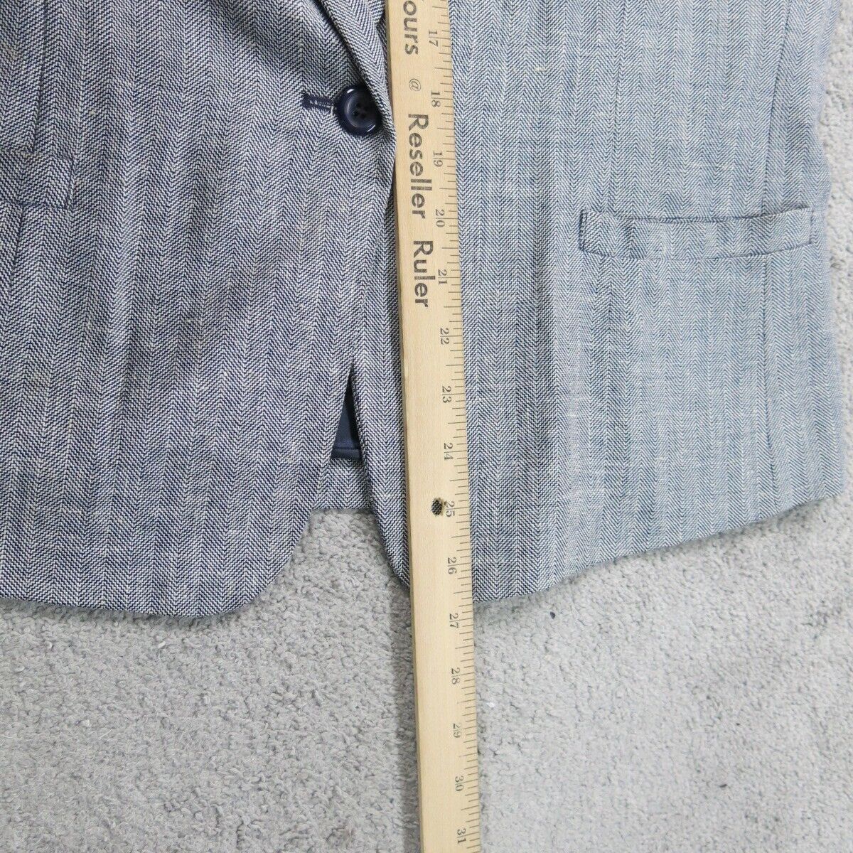 Pendleton Womens Blazer Coat Jacket Single Breasted Long Sleeves Gray Size 16