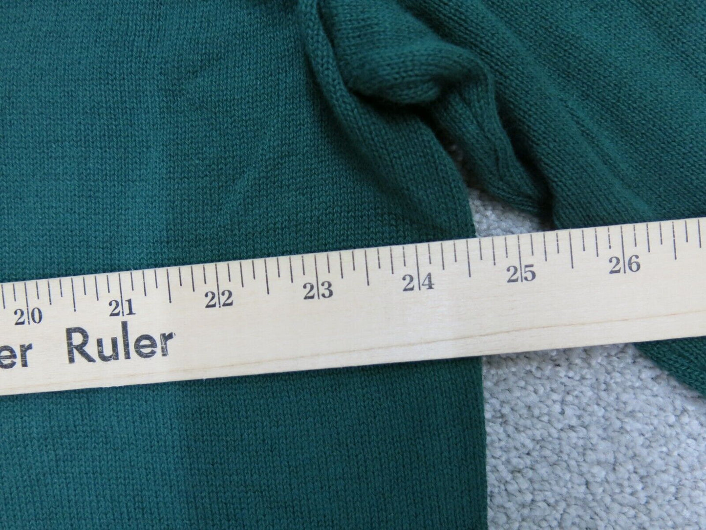 Tommy Hilfiger Mens Pullover Sweatshirt High Neck Long Sleeve Green Size XXL