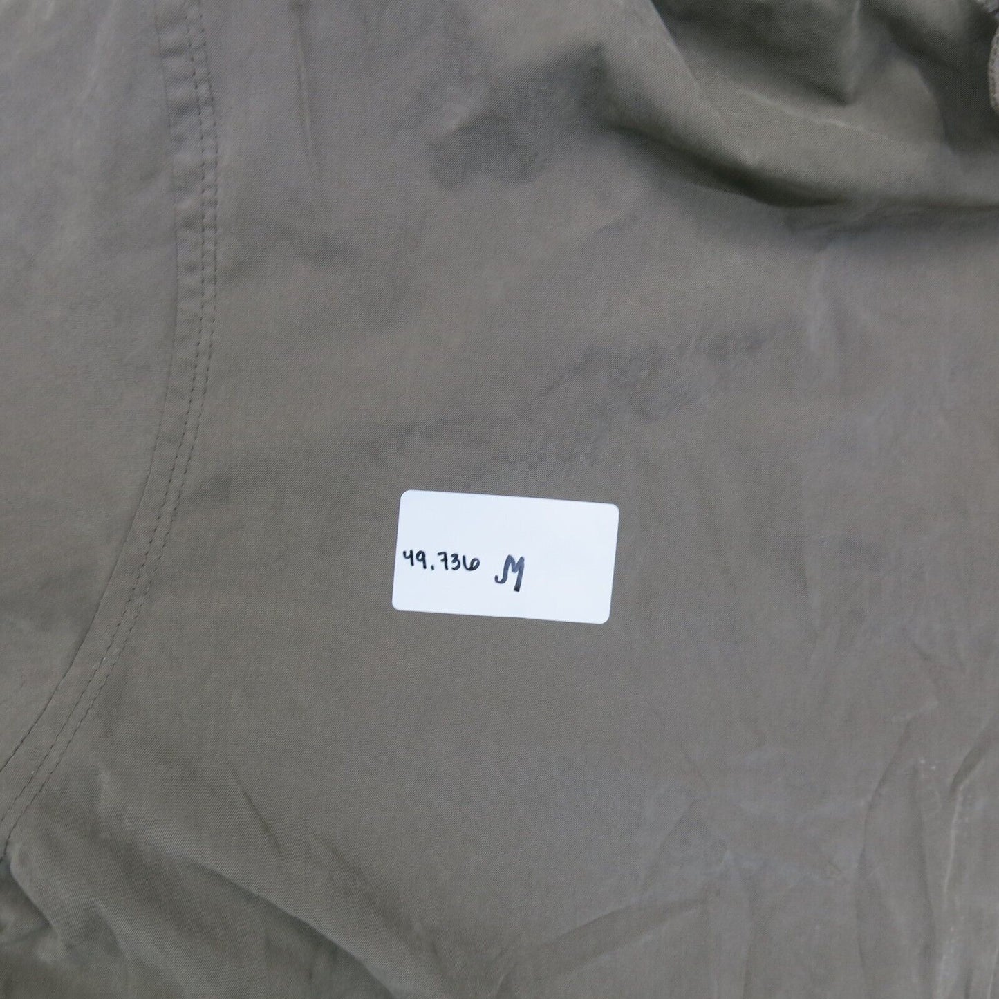 London Fog Mens Full Zip Bomber Jacket Long Sleeve Mock Neck Pocket Gray Size L