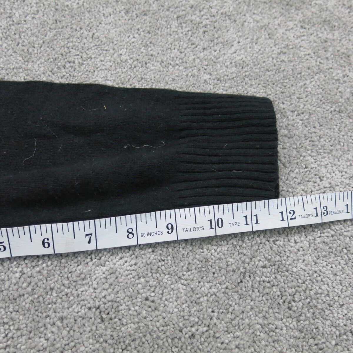 Old Navy Womens Knitted Sweater Dress Scoop Neck 3/4 Sleeve Black Size X Large