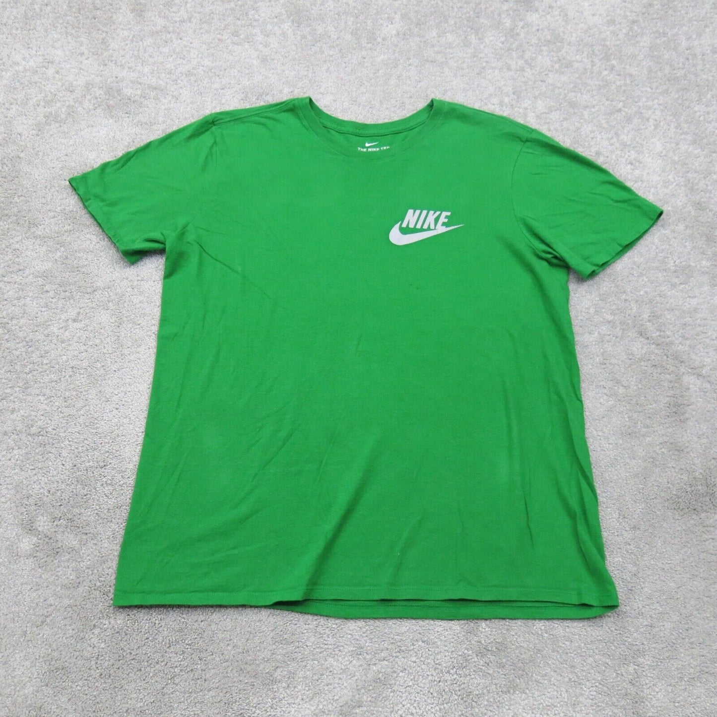 The Nike Tee Mens T Shirt Crew Neck Athletic Cut Short Sleeves Green Size Large