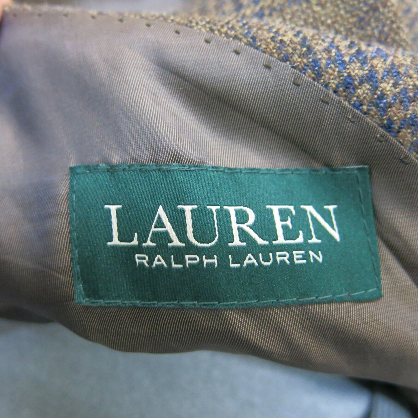 Lauren Ralph Men Blazer Coat Jacket Long Sleeve 2 Button Dark Gray Size 46