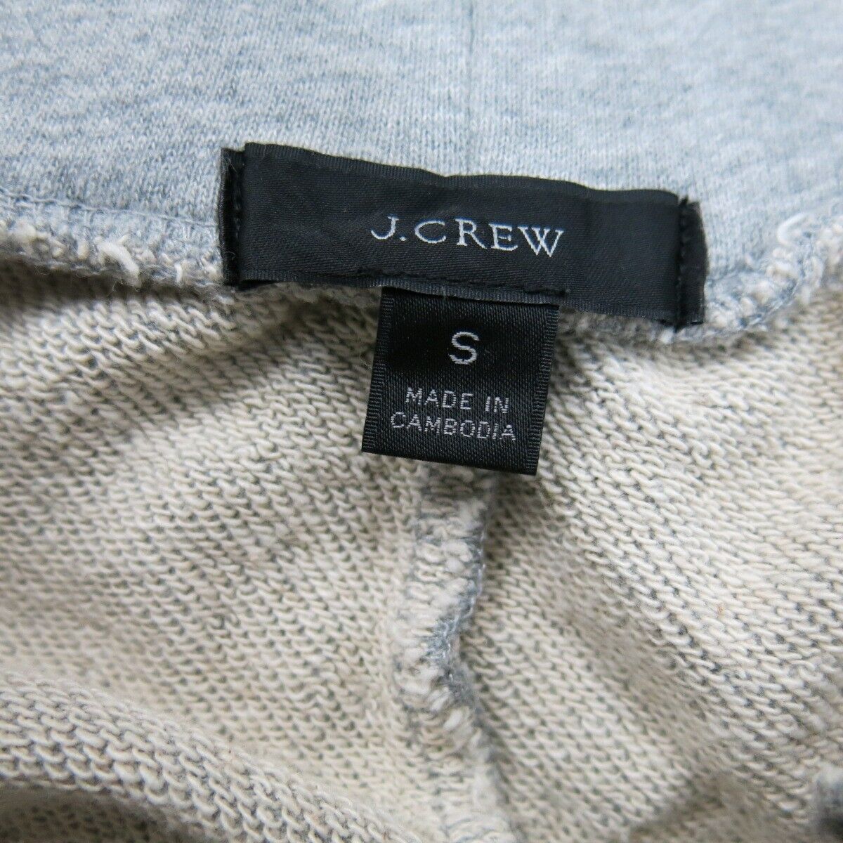J. Crew Womens Activewear Sweatpants High Rise Pockets Logo Gray Size Small