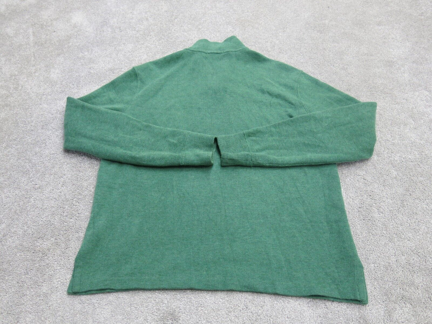 Polo By Ralph Lauren Mens Sweatshirt High Neck Long Sleeve Green Size Small