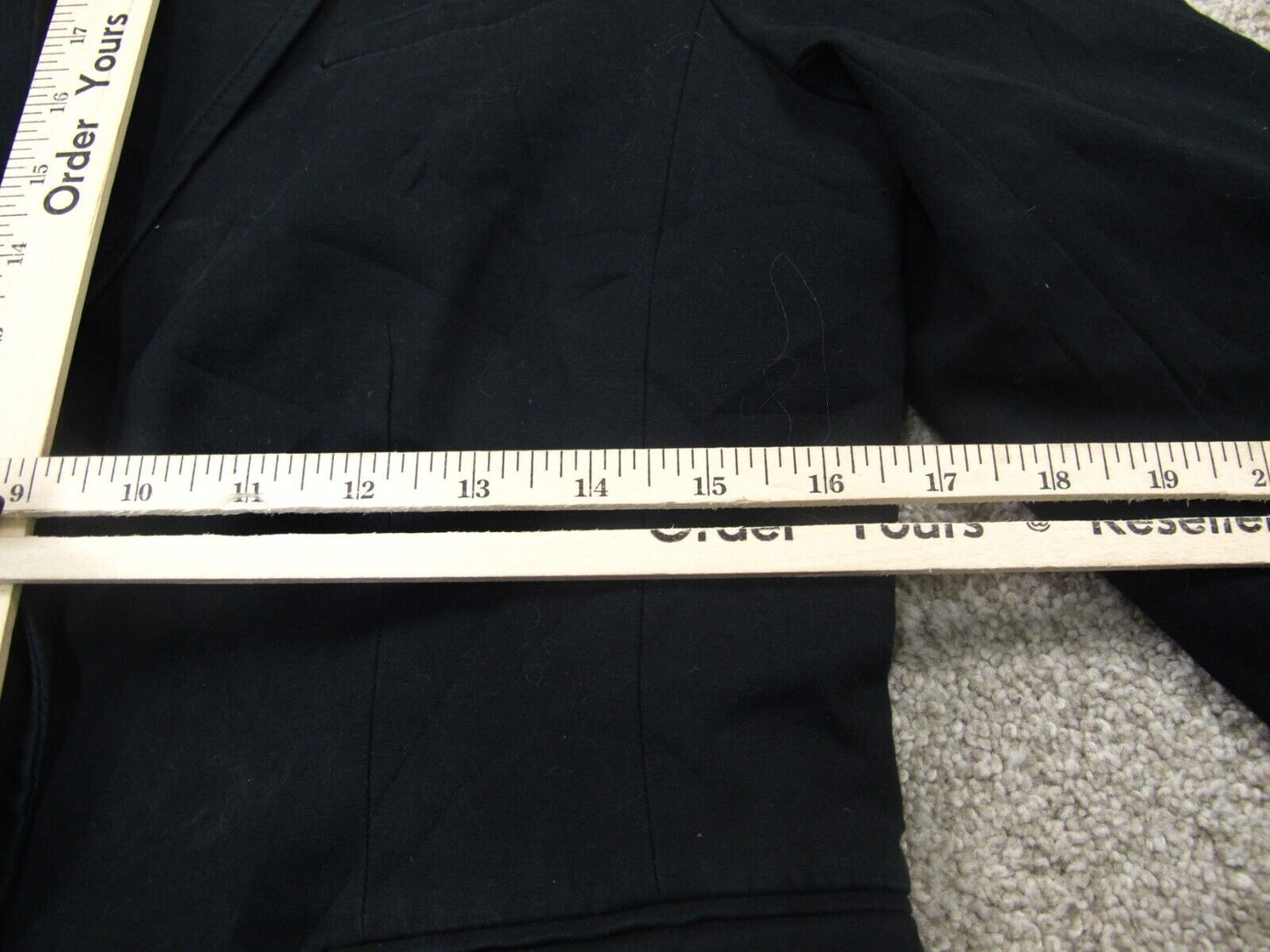 Banana Republic Womens Blazer Coat Single Breasted Pockets Black Size 12