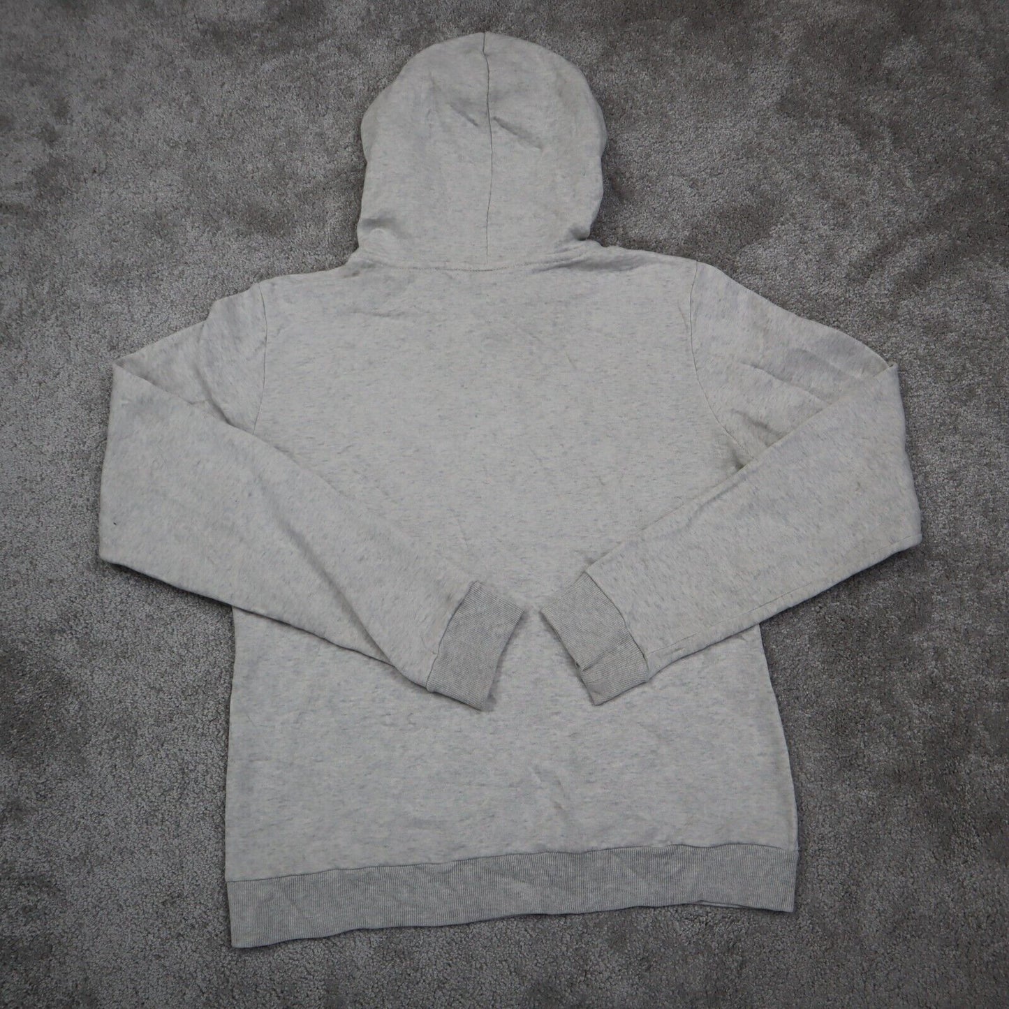 Nike Hoodies Women's Medium Gray Activewear Sports Logo Pullover Fleece Hoodies
