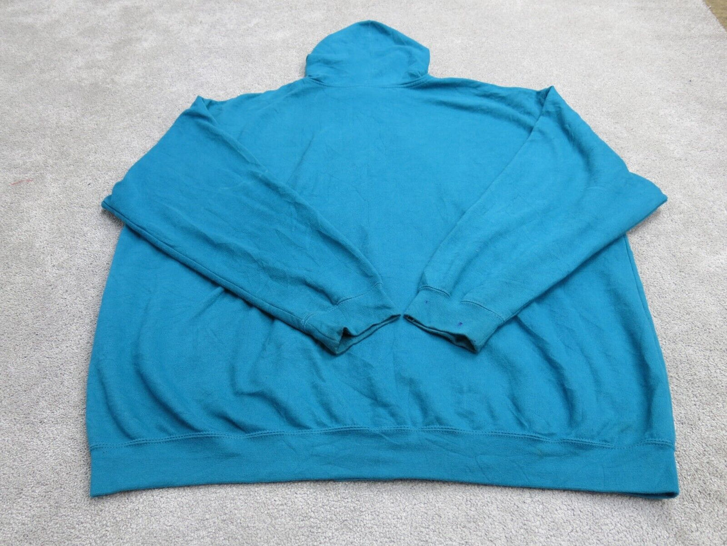 NFL Team Men Full Zip Up Hooded Sweatshirt Long Sleeve Pockets See Blue Size 2XL