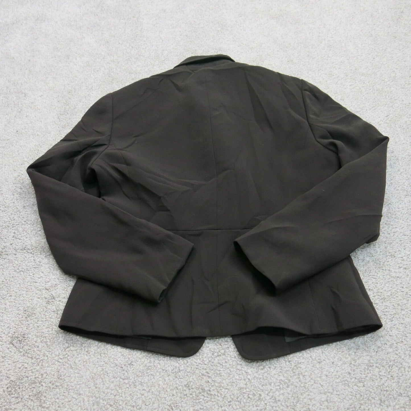 Tahari Arthur S.Levine Womens Blazer Coat One Button Long Sleeve Black Size 6