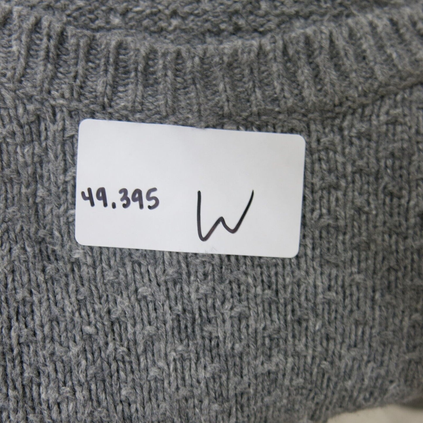 Madewell Womens Pullover Sweater Round Neck Long Sleeves Solid Gray Size Medium