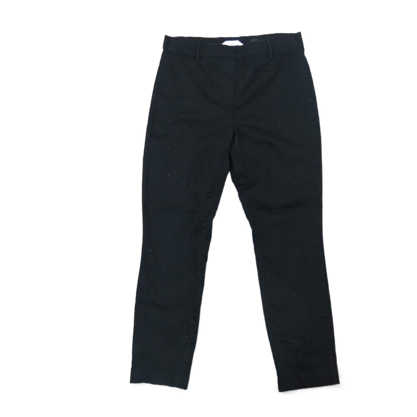 H&M Womens Pants Ankle Skinny Leg Mid Rise Flat Front Pull On Black Size 10