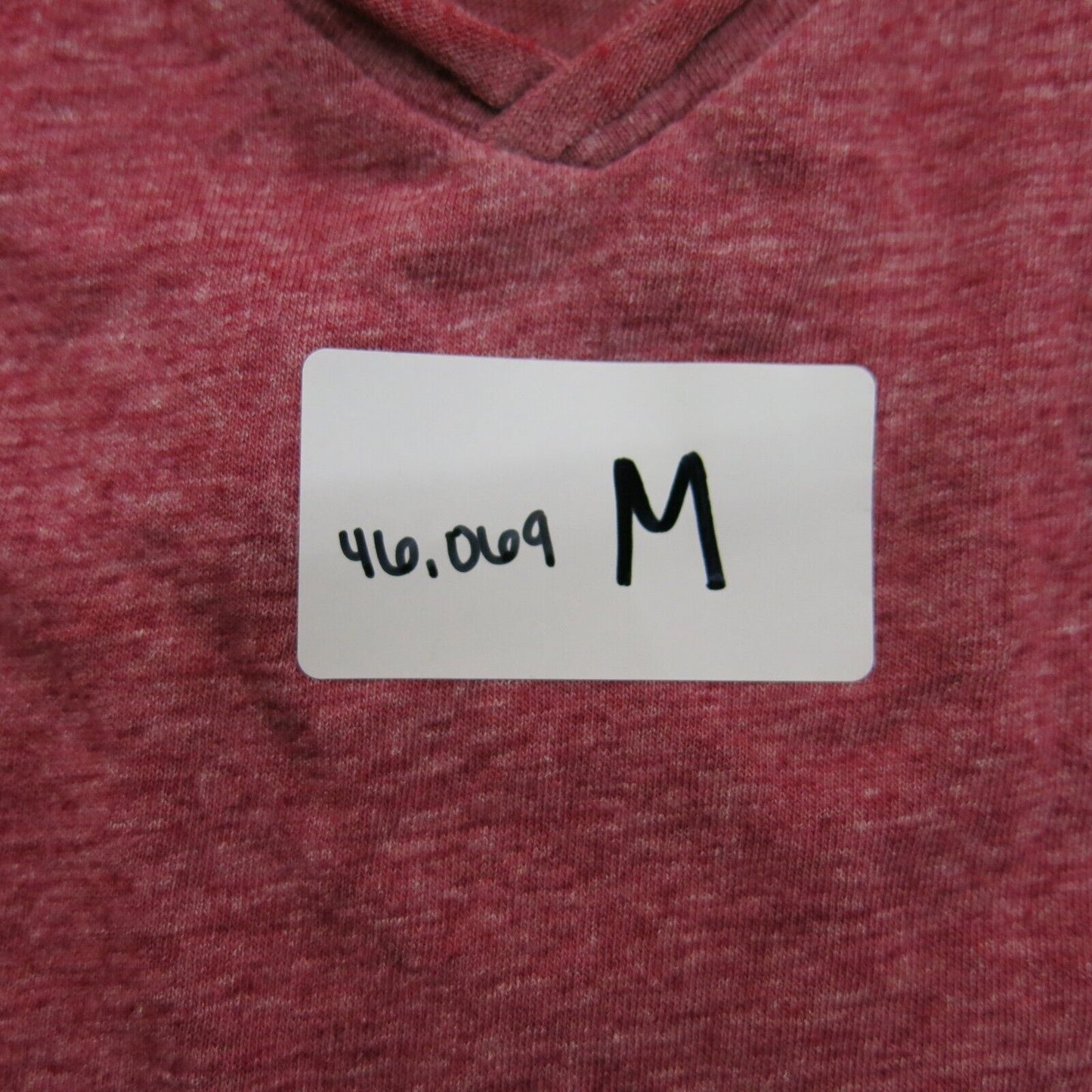 Lucky Brand Mens V Neck T Shirt Short Sleeves Logo Heather Red Size Medium