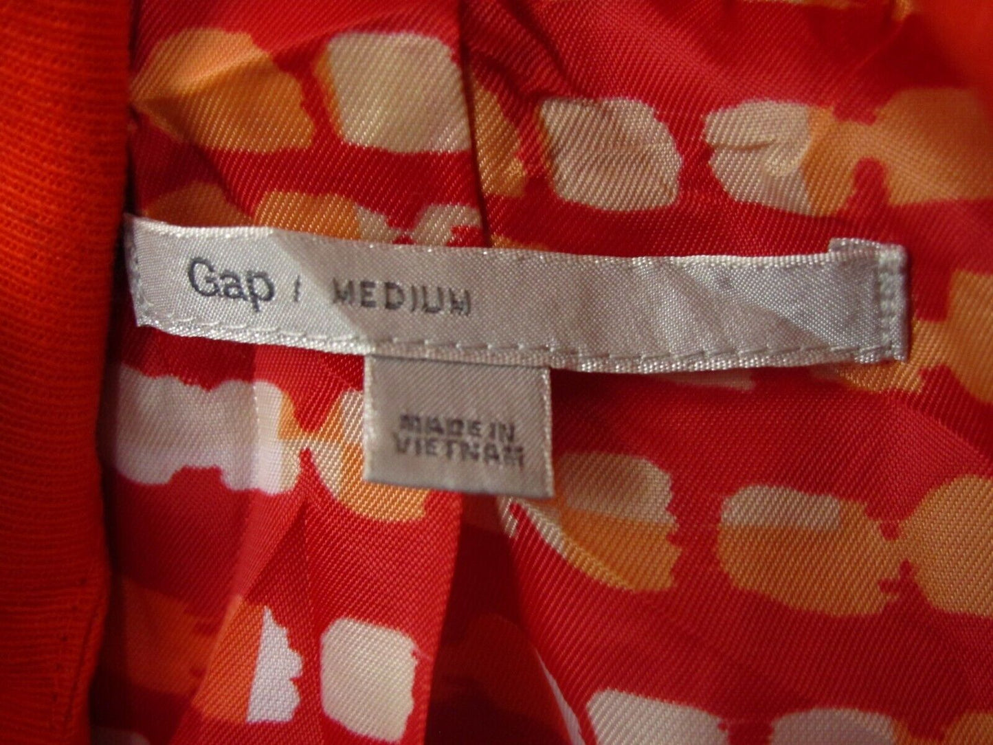 GAP Womens Pea Coat Long Sleeves Double Breasted Pockets Red Size Medium