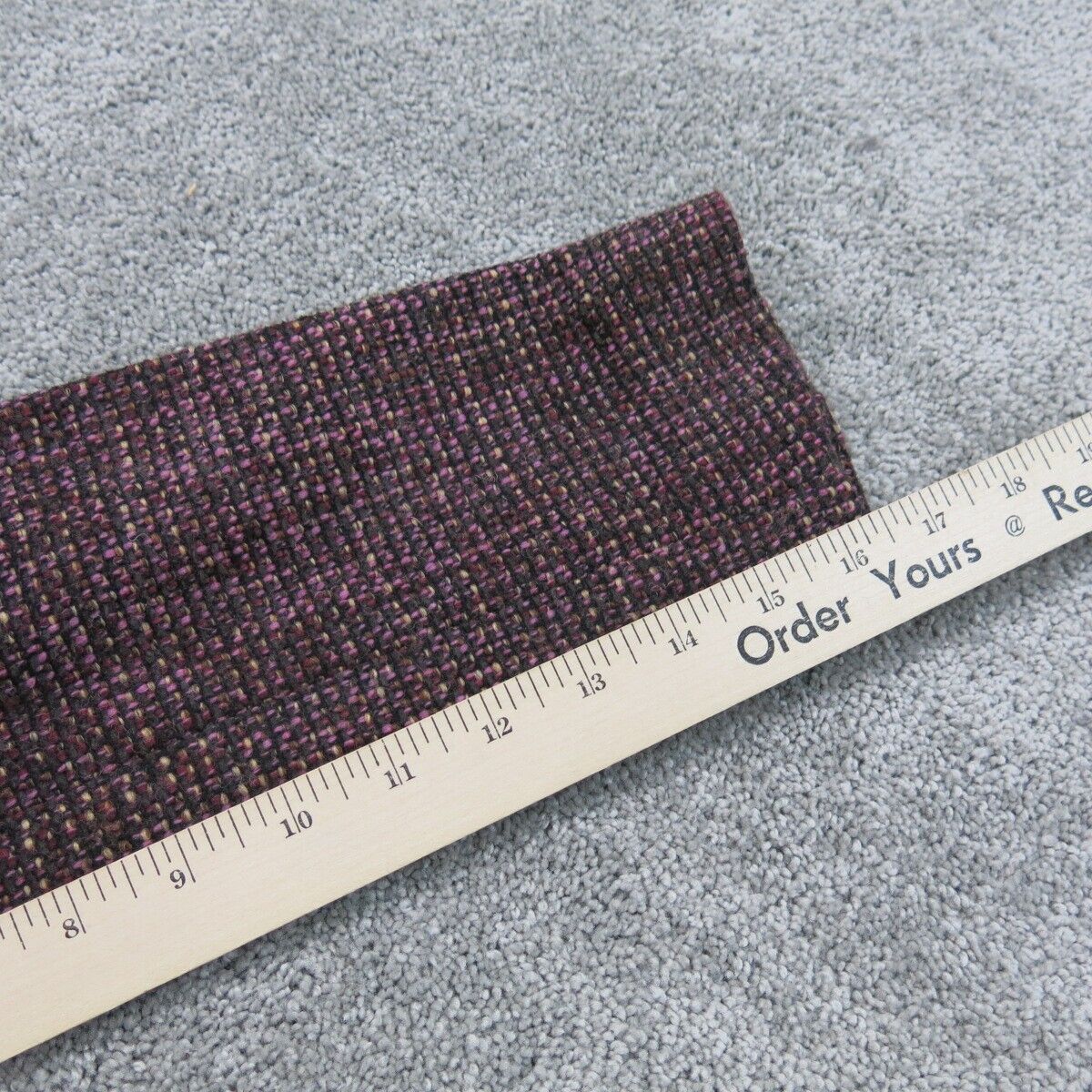 ANN Taylor Womens Tweed Coat Jacket Single Breasted Long Sleeves Pockets Red 6