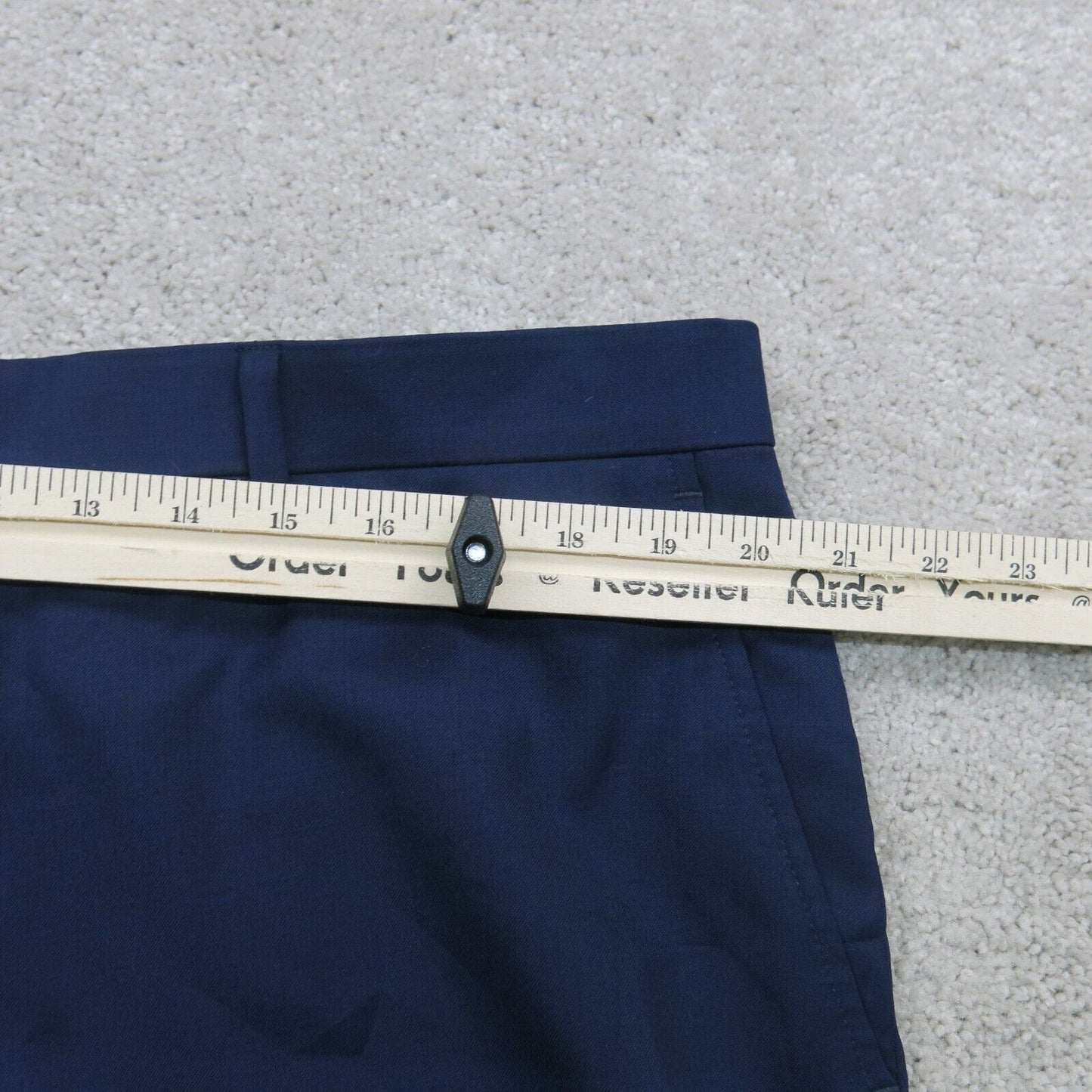 Tommy Hilfiger Mens Pant Dress Straight Leg Mid Rise Flat Front Blue SZ W40XL30