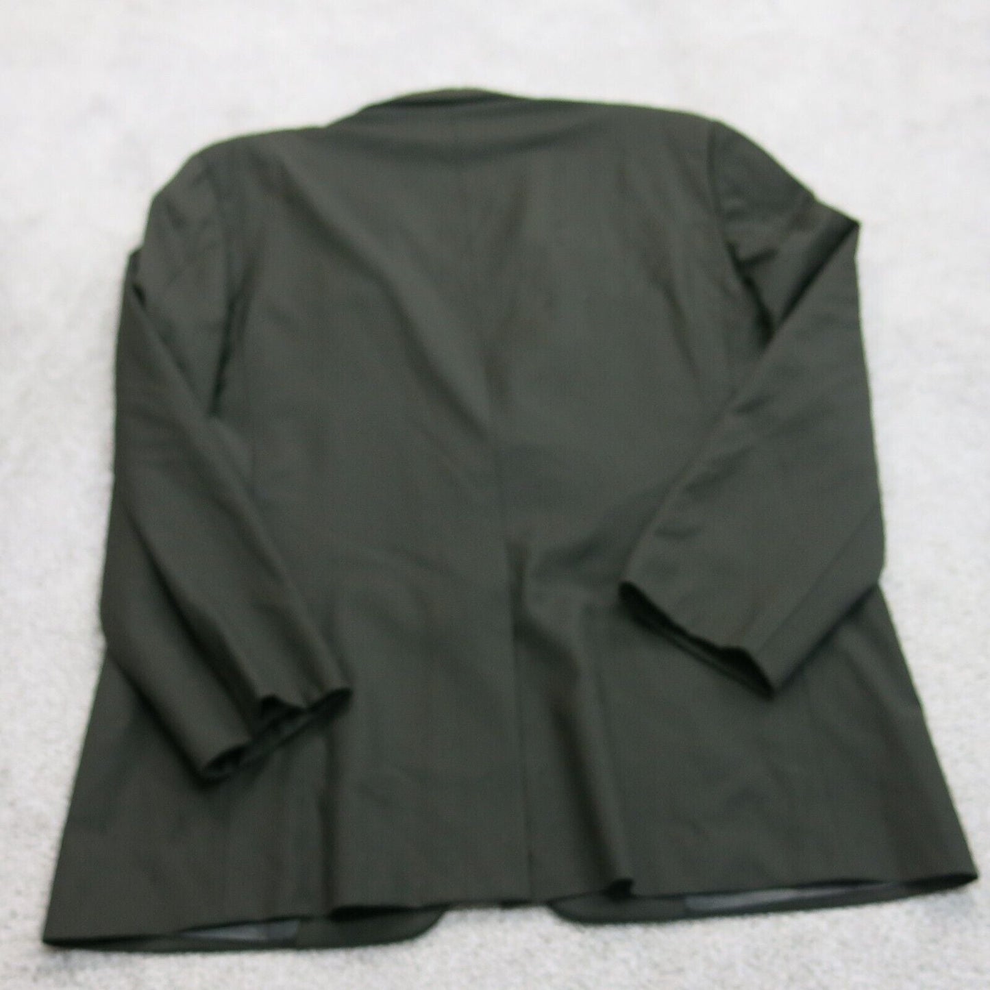Hickey Freeman Mens Blazer Coat Single Breasted Long Sleeves Black Size 46L