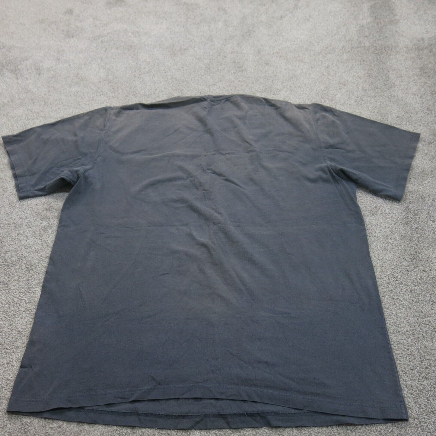 Carhartt Mens Crew Neck T Shirt Short Sleeves Original Fit Pocket Gray Size XLT