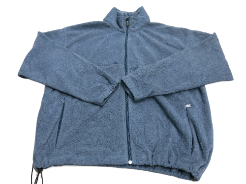 Columbia Mens Jacket High Neck Long Sleeves Full Zip Bomber Jacket Blue Size XL