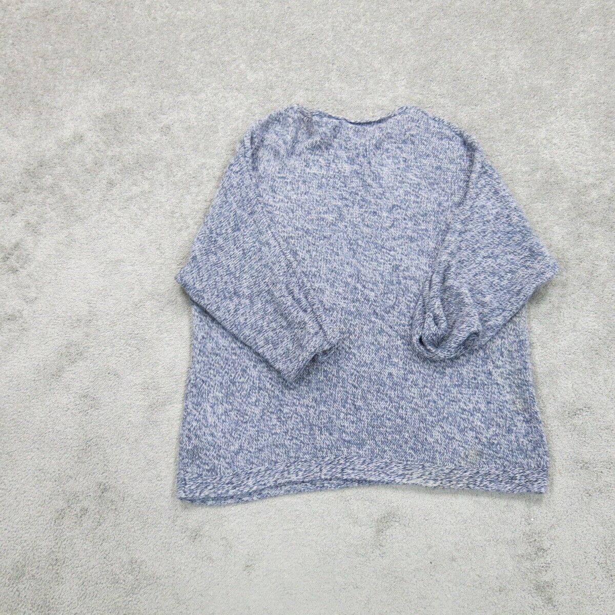H&M Womens Pullover Sweater Knitted Half Sleeve Boat Neck Gray Size Medium