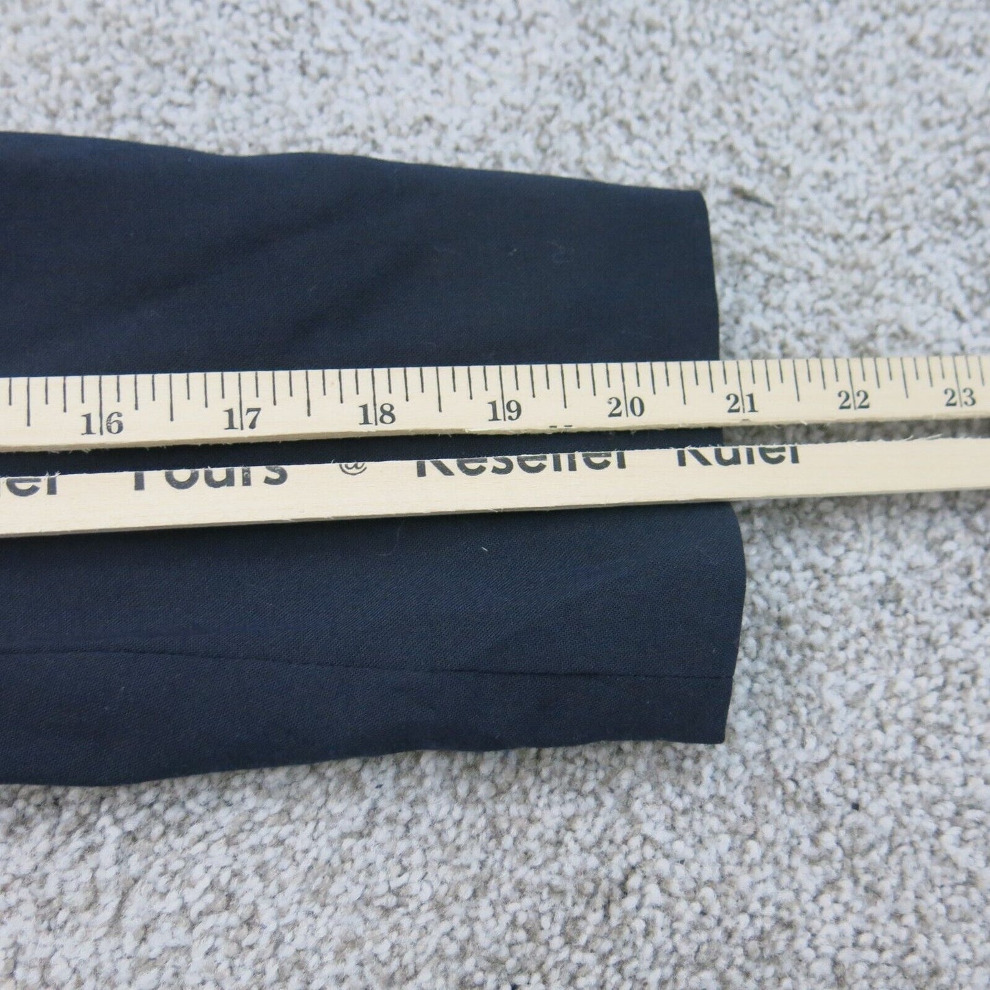 ANN Taylor Womens Blazer Coat Single Breasted Long Sleeve Pockets Blue Size S/P