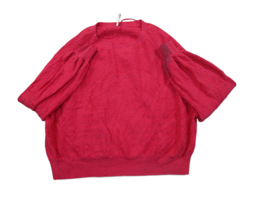 Free People Womens Pullover Knitted Sweater Long Sleeves Red Size Petite XS