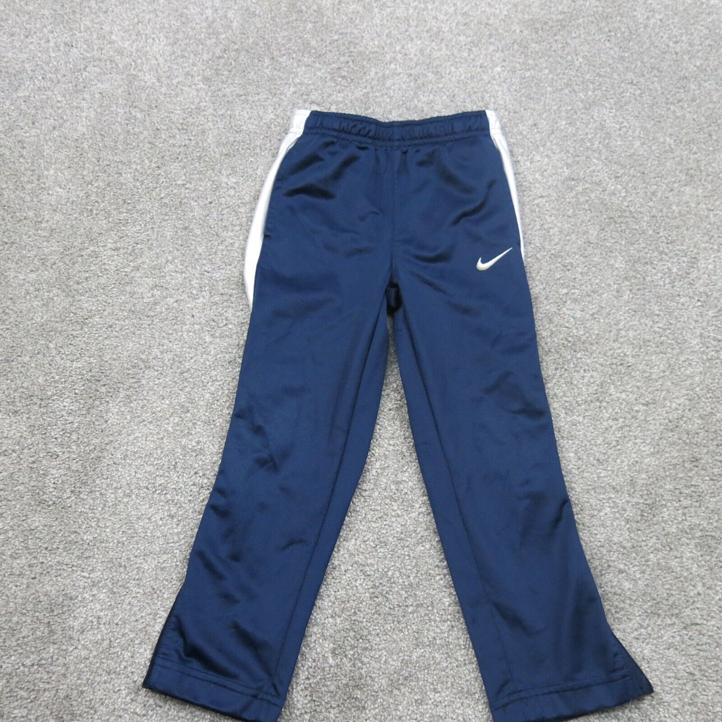 Nike Track Pants Kids Boys Size 3T Navy Blue Activewear Logo Sports Pants