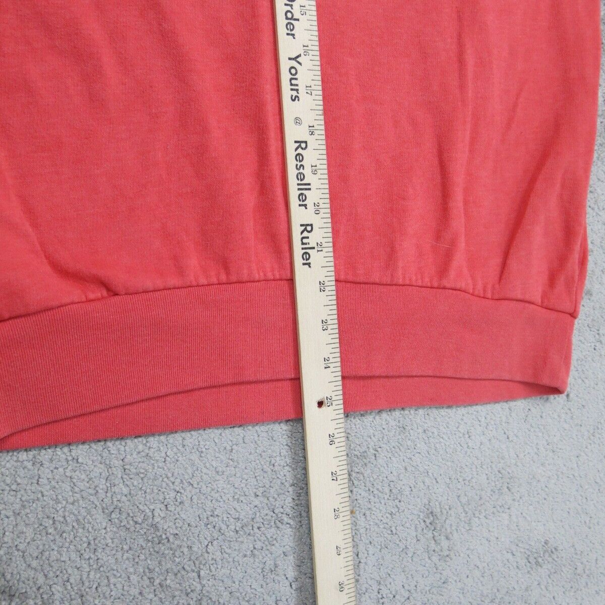 Pink Victorias Secret Womens Sweatshirt Crew Neck Long Sleeve Logo Red SZ Small