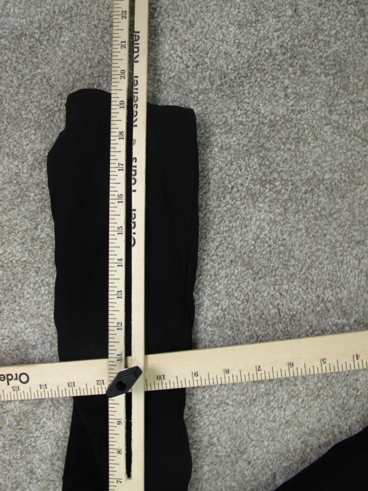 H&M Womens Over Coat Long Sleeves Open Front Pockets Black Size US 8