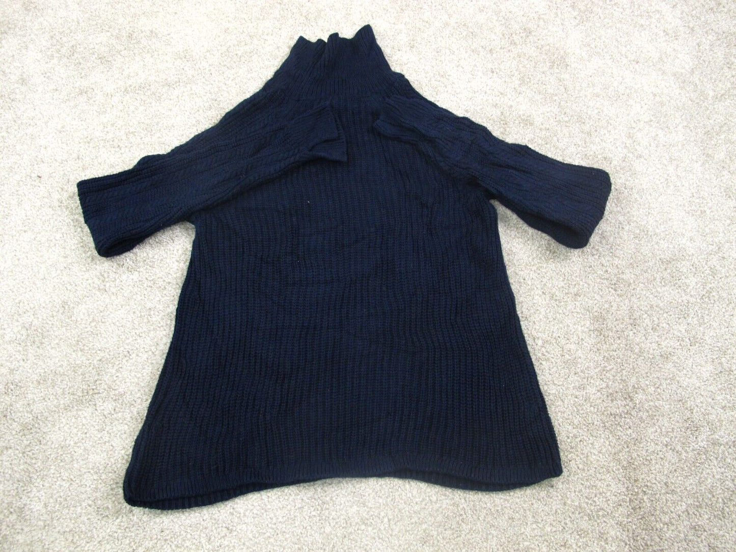 Banana Republic Womens Knitted Pullover Sweater Long Sleeve Navy Blue SZ X Small