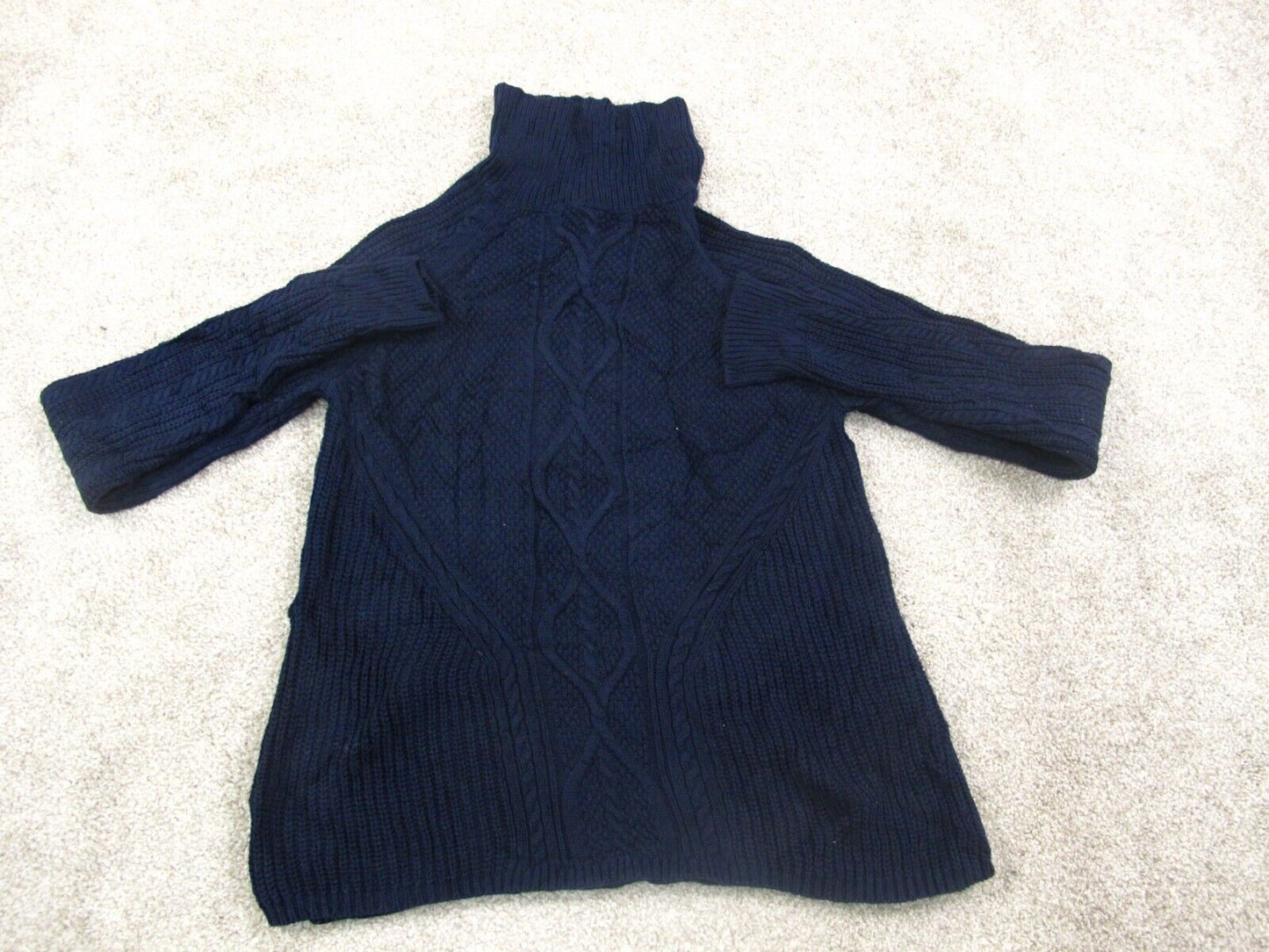 Banana Republic Womens Knitted Pullover Sweater Long Sleeve Navy Blue SZ X Small