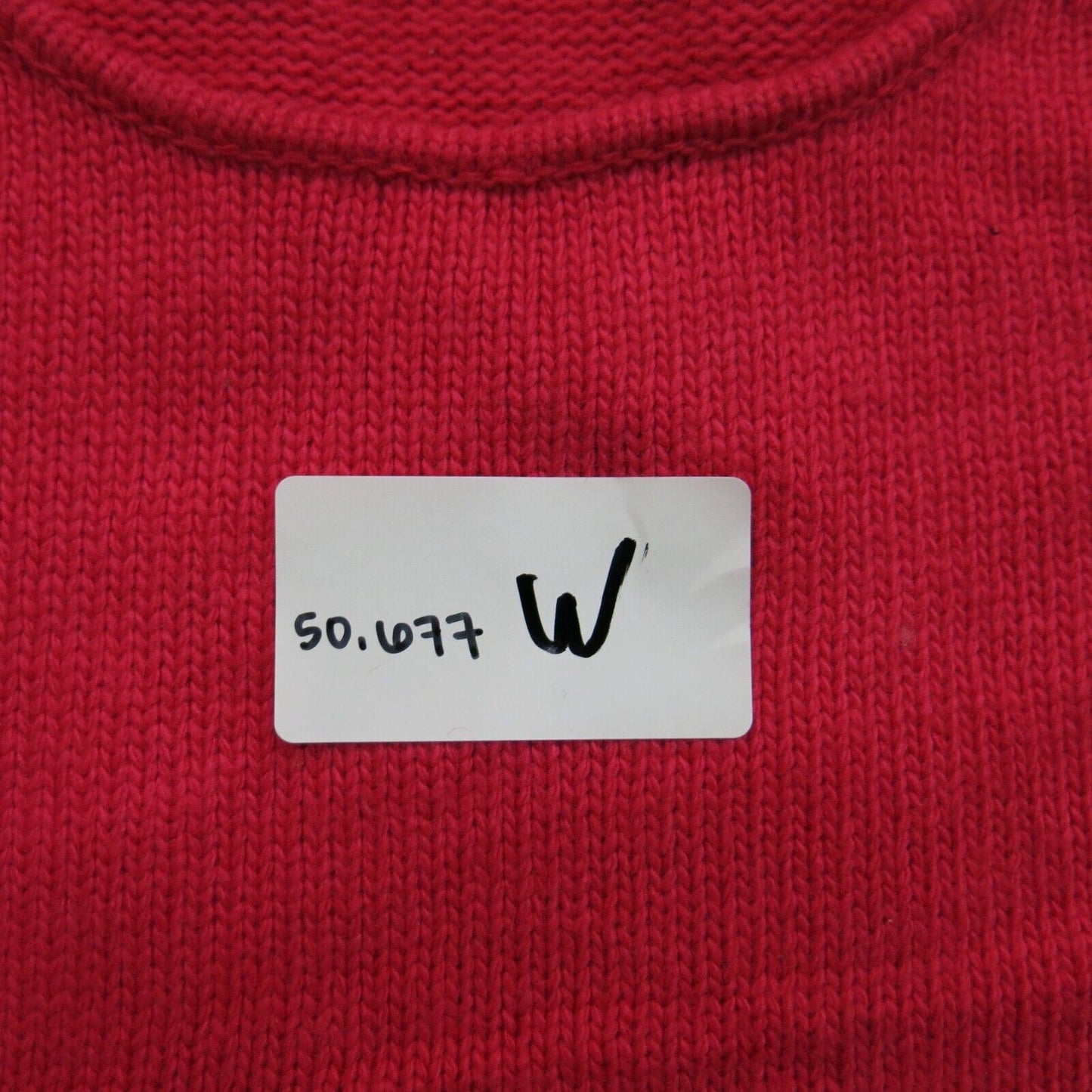 J. Crew Womens Pullover Sweater Crew Neck Long Sleeves Solid Light Red SZ Medium