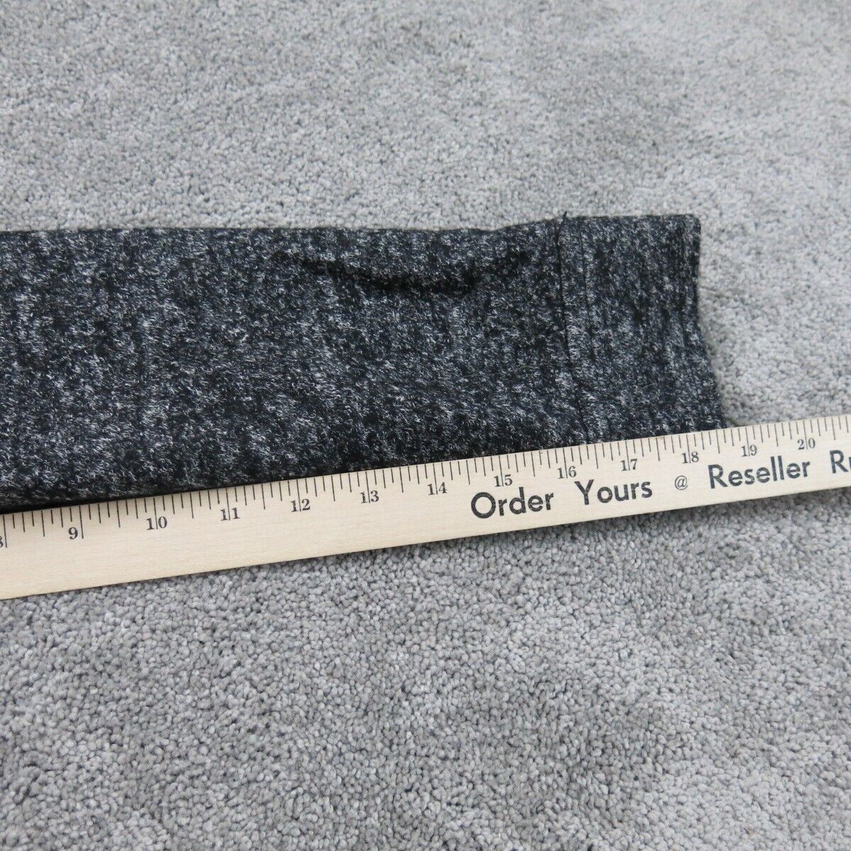 ANN Taylor Loft Women Coat Jacket Full Zip Long Sleeves Pockets Heather Black S