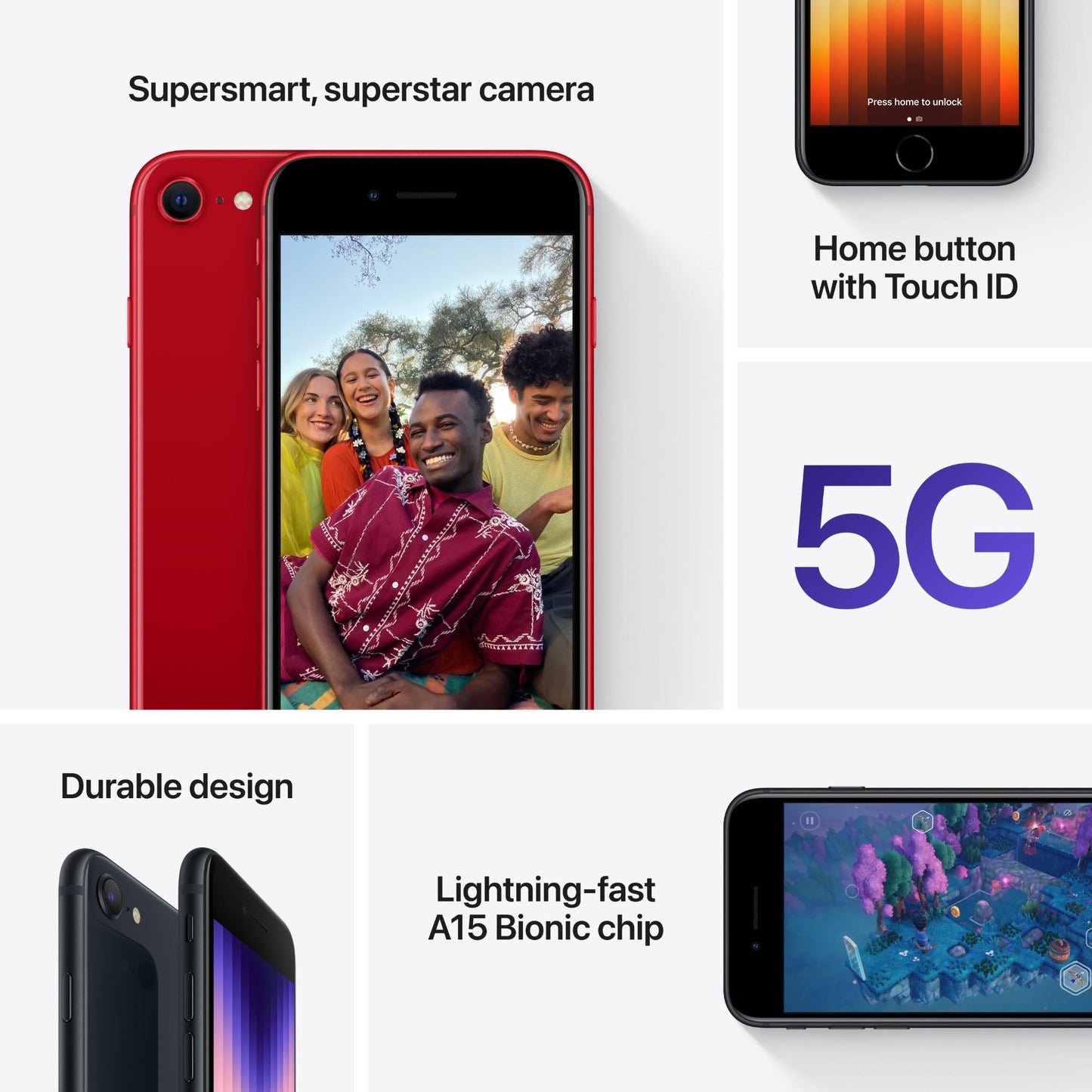 Apple iPhone SE 5G 256GB (Starlight) [3rd Gen]