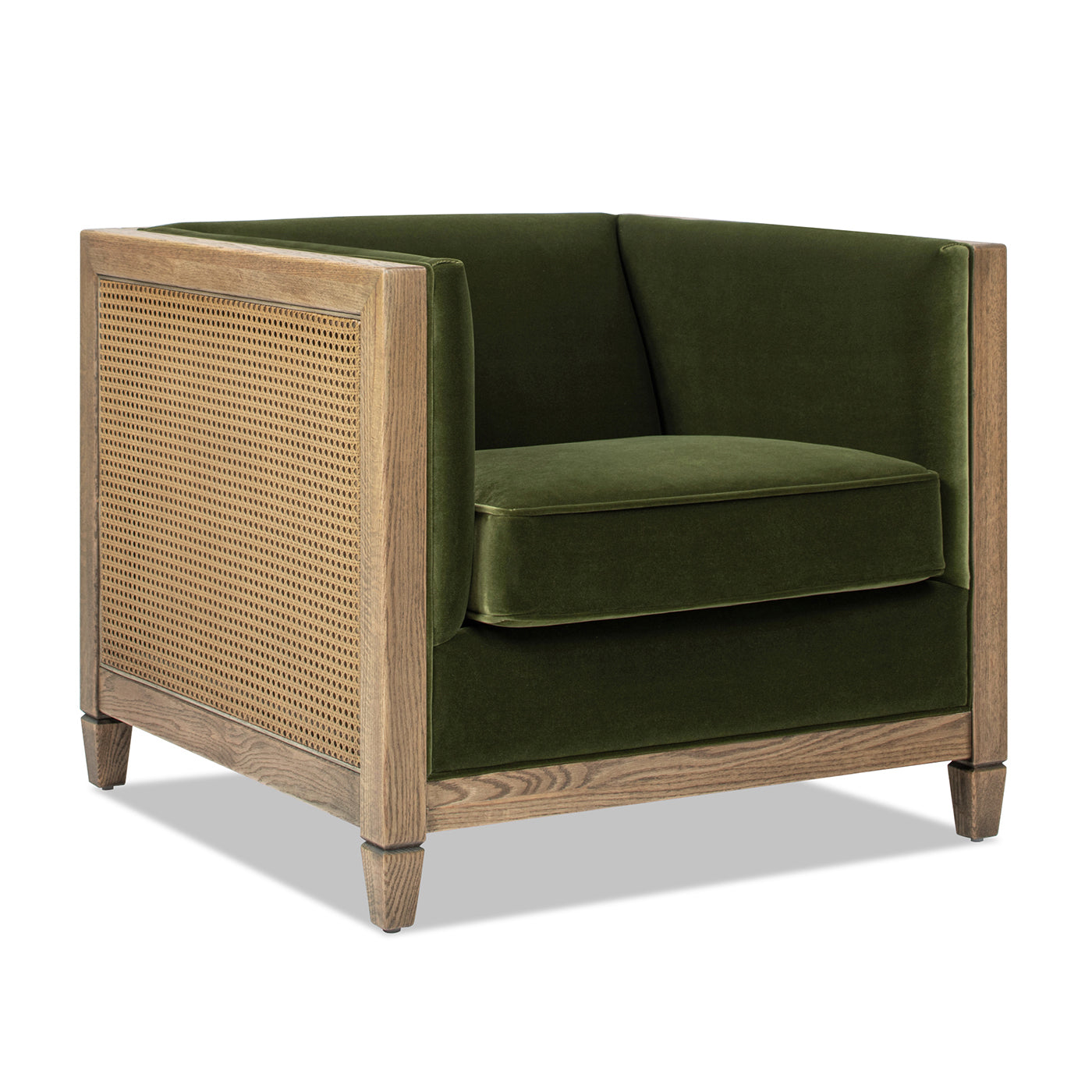 Rattan Accent Chair with Removable Cushion