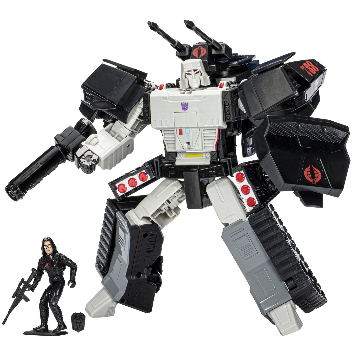 Transformers - Collaborative: G.I. Joe Mash-Up - Megatron H.I.S.S. Tank & Baroness Figure