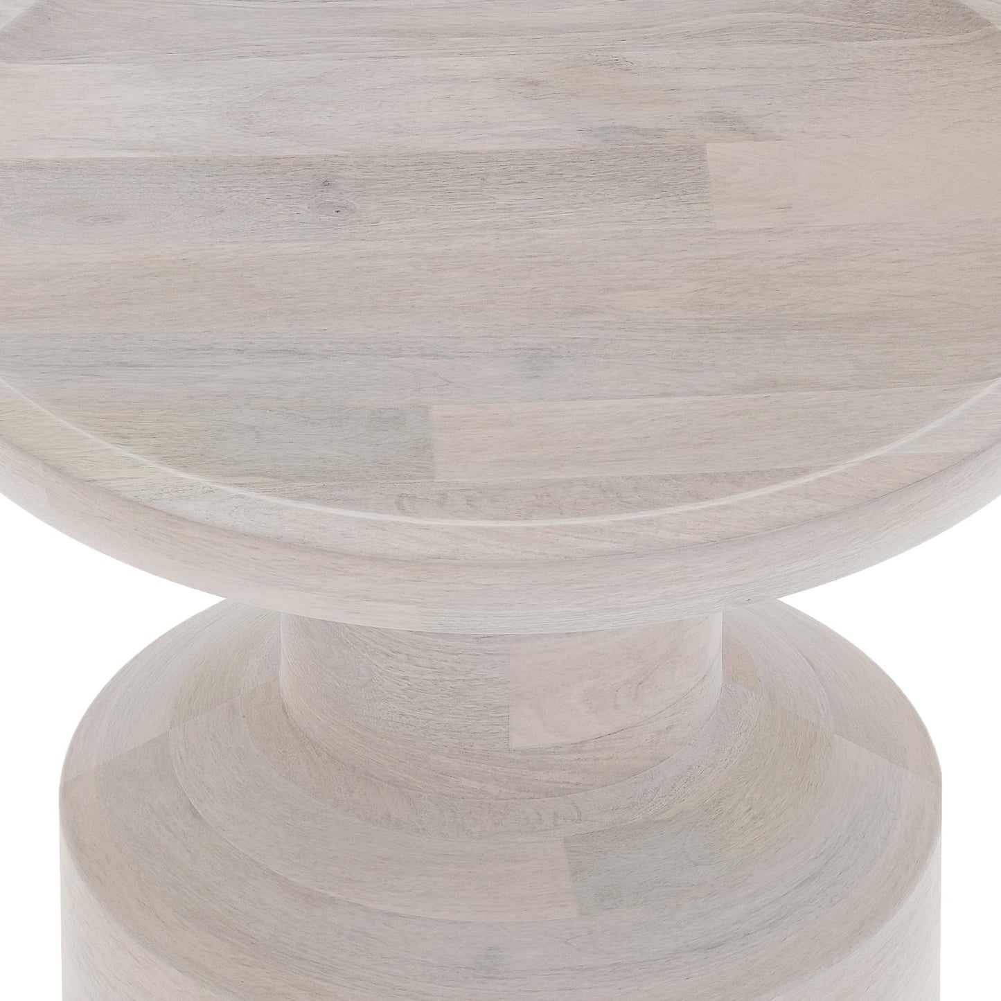 Focus Wooden Accent Table with Round Top