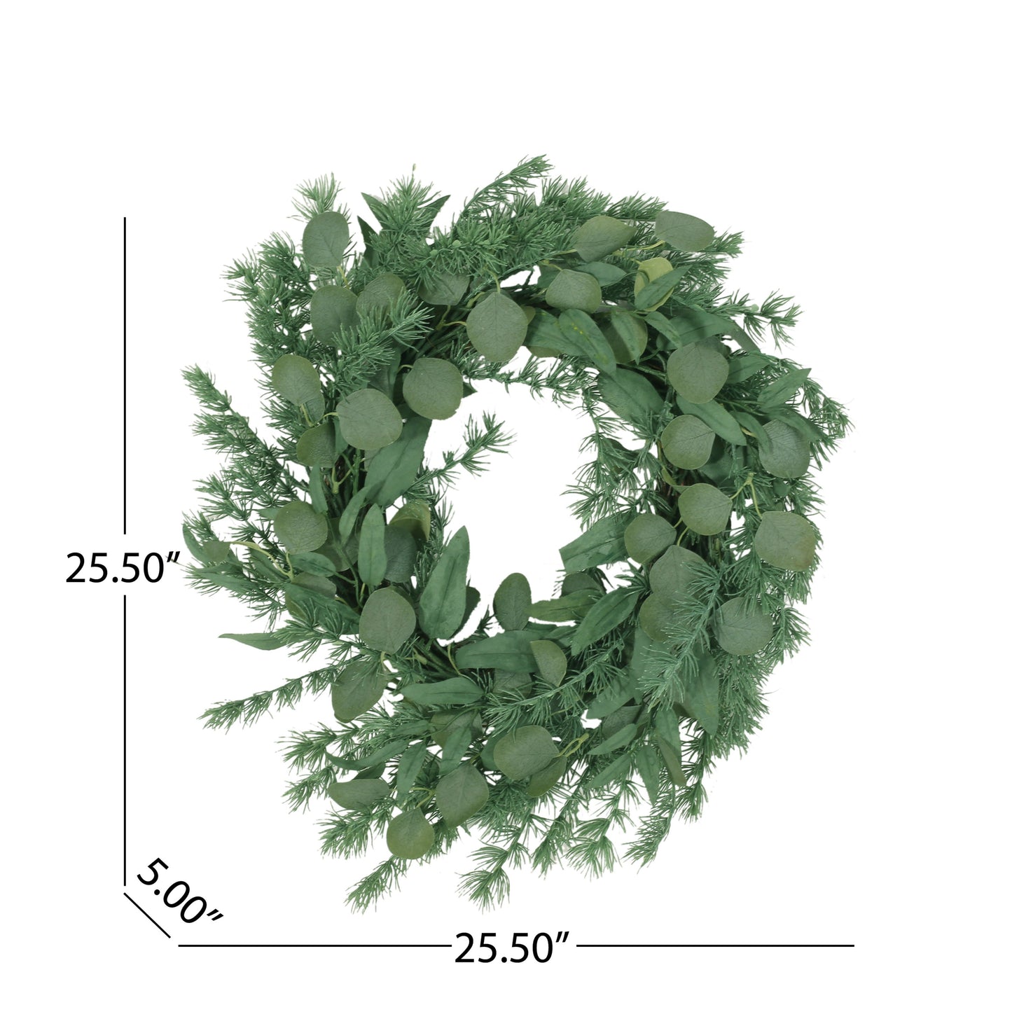 Xorin 24.5-inch Leaves Wreath