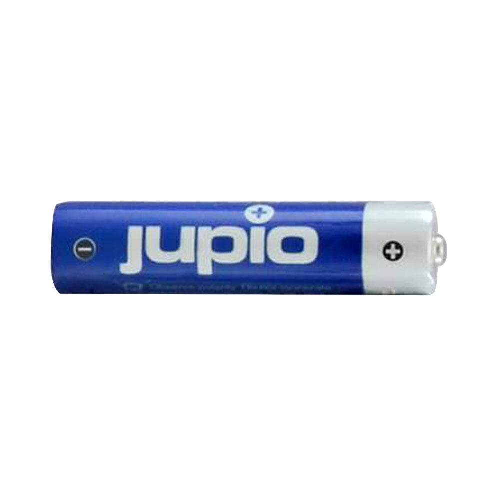 Jupio 4-Piece Non-Rechargeable Alkaline AAA Batteries LR3 (Blue)